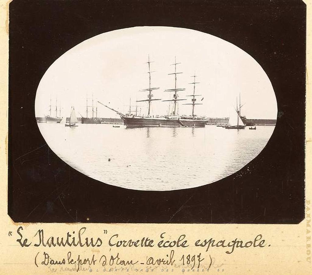 CORVETTE-ECOLE-EAPAGNOLE A ORAN - 1897.jpg